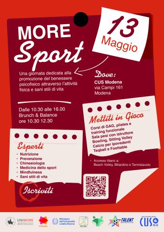 Locandina MoreSport